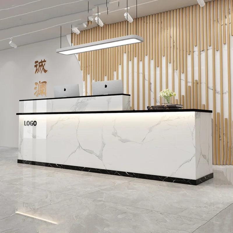 Banque d'Accueil "L'Égérie" – Le Design au Service de votre Image