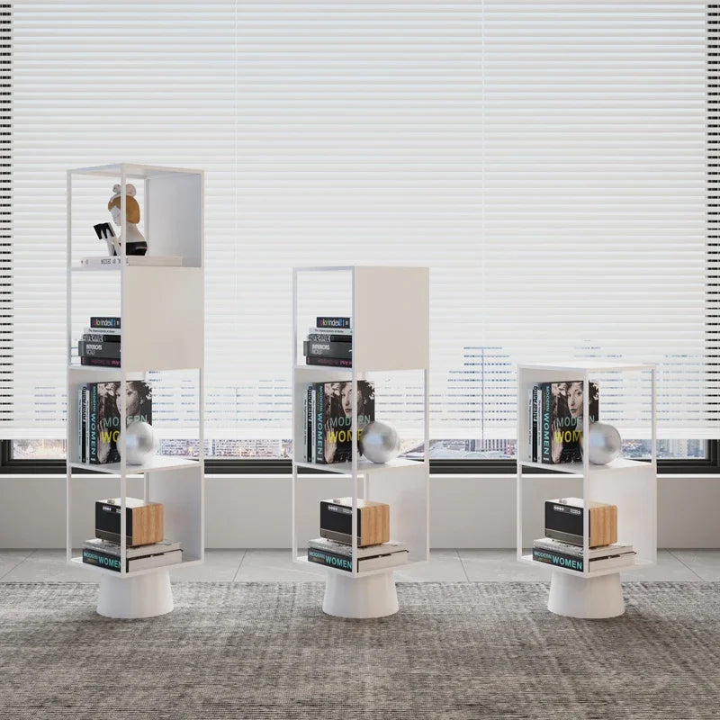 Bibliothèque Modulable Minimaliste DeskHarmony™ – Étagère Cubique Nordic