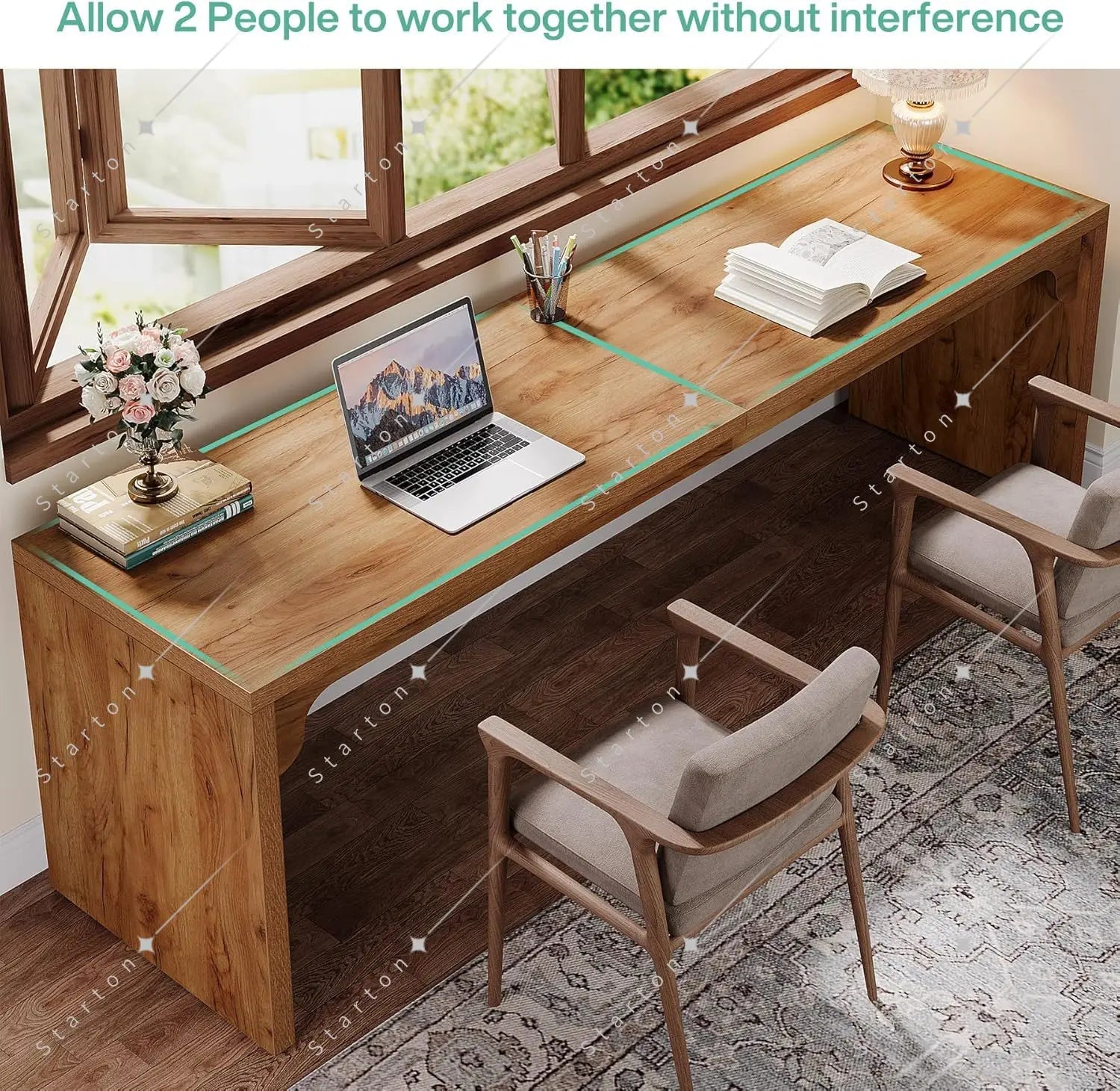 Bureau Double "Streamline 200" – L'Espace sans Compromis