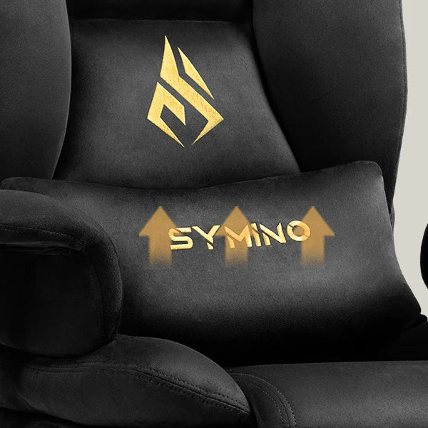 Chaise Bureau & Gaming – Style Sofa, Suédine Douce & Repose‑Pieds Intégré