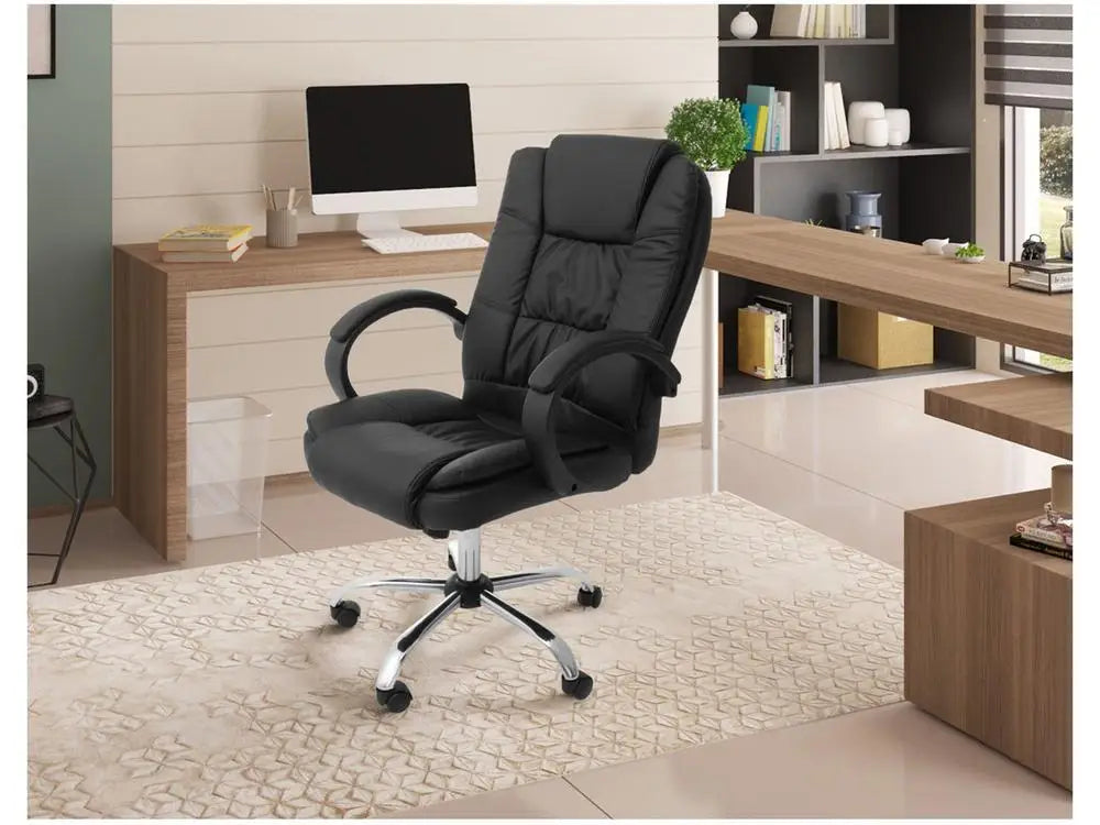 Fauteuil "Presidential Azure" – L'Essentiel du Bureau de Direction