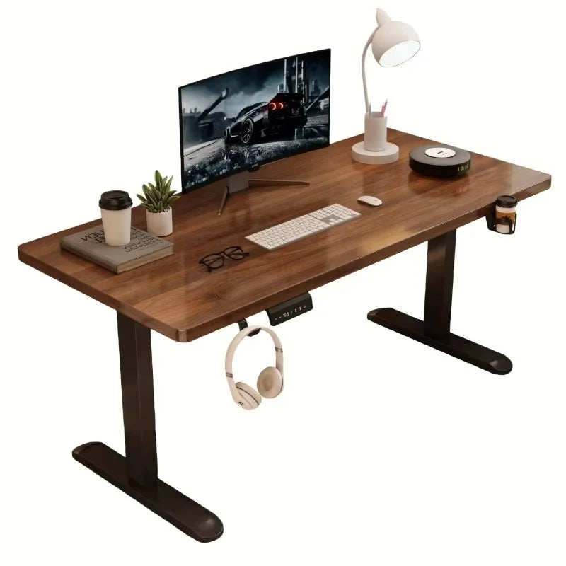 Bureau Assis-Debout Électrique DeskHarmony à Double Moteur – Structure Réglable en Hauteur Ultra Robuste pour Bureau, Télétravail et Usage Professionnel