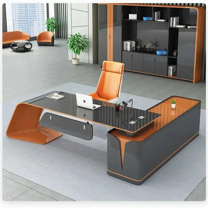 Bureau de Direction Haut de Gamme – Format L & Organisation Premium