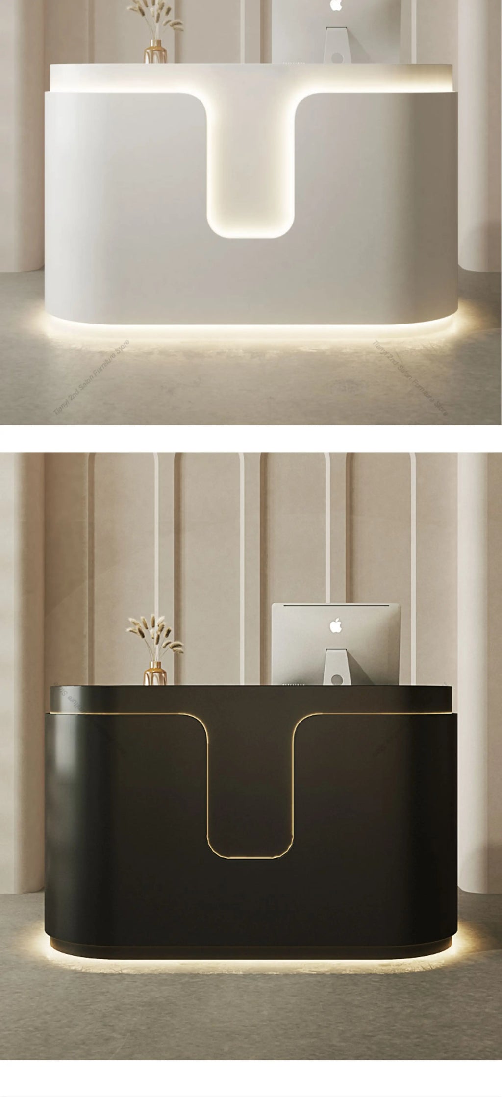 Banque d'Accueil "L'Italien" – Le Design d'Avant-Garde par DeskHarmony