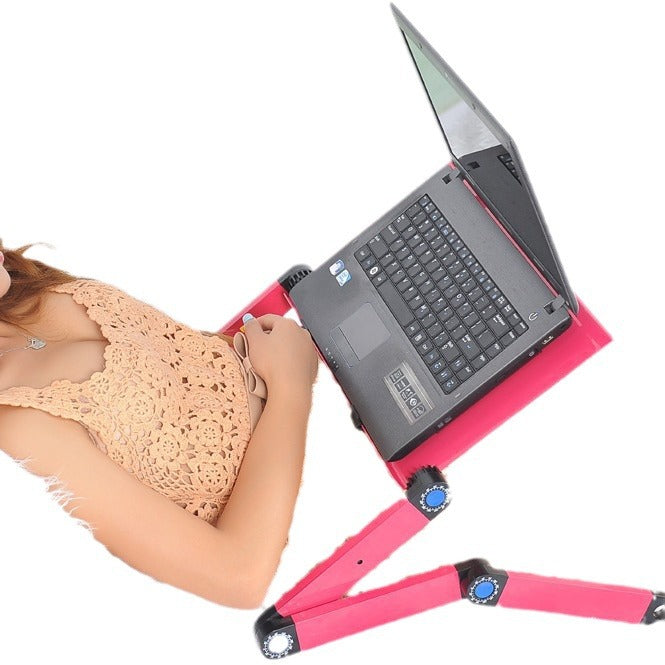 Support Bureau Refroidissant pour Ordinateur Portable – DeskHarmony Cooling Stand en Métal