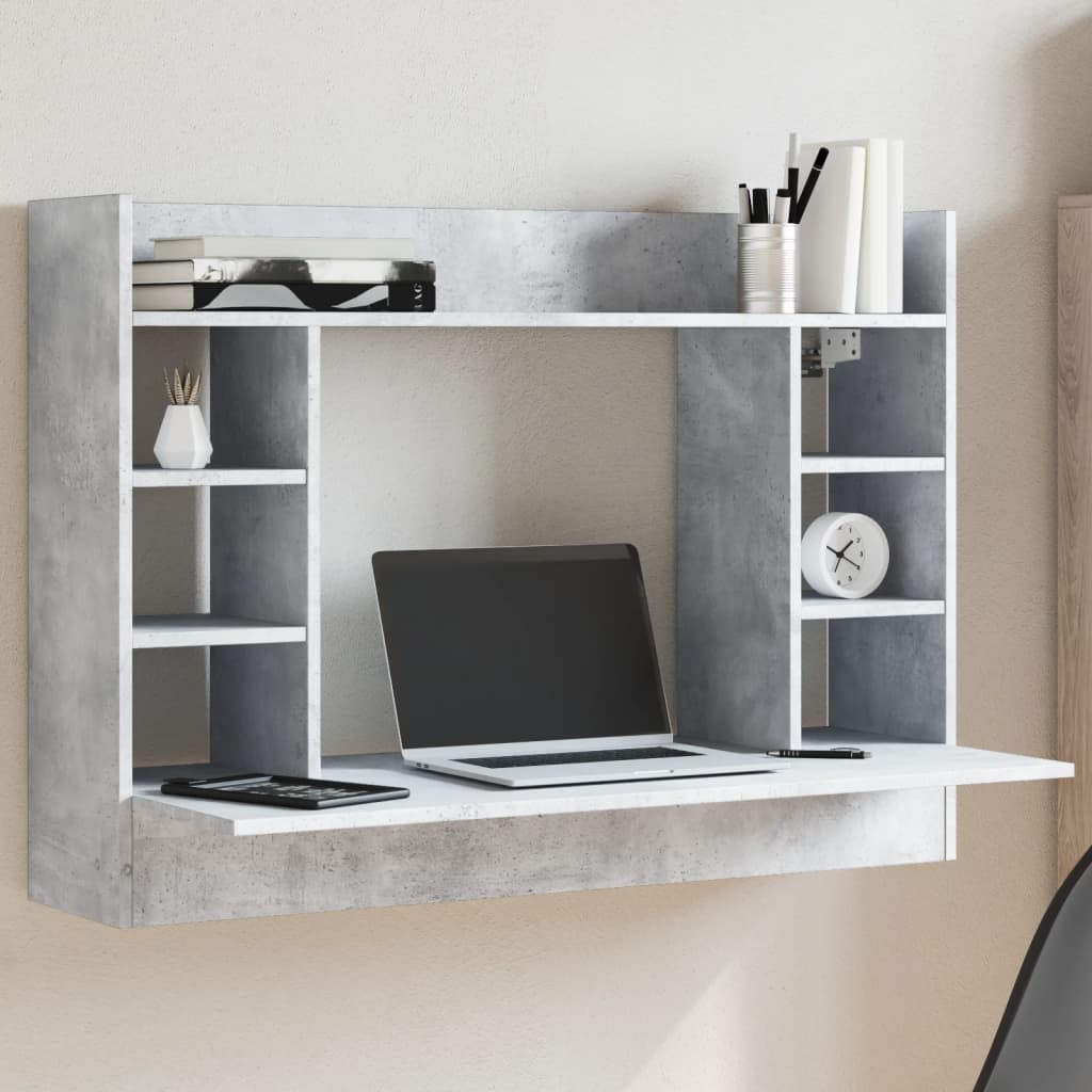 Bureau Mural "Gravity-Shelf" – Design Modulaire & Gain de Place par DeskHarmony
