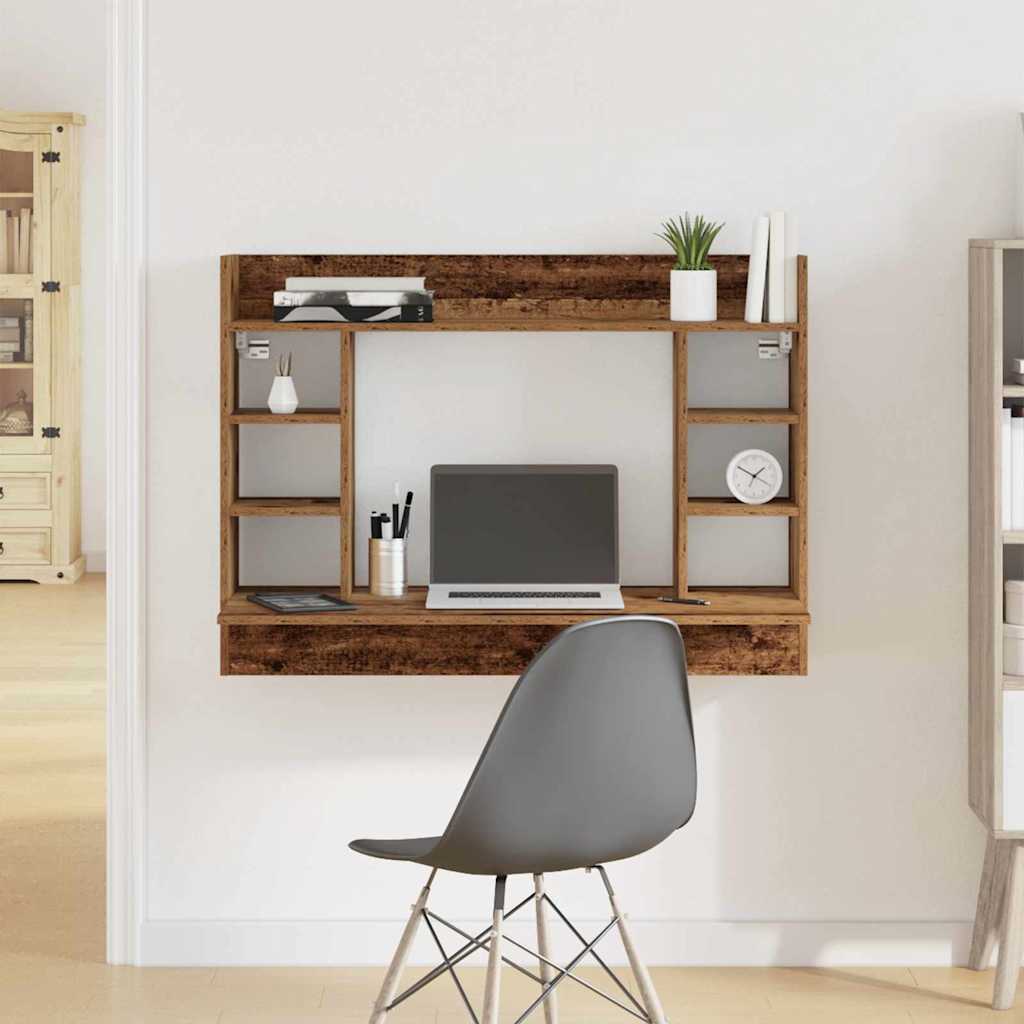 Bureau Mural "Gravity-Shelf" – Design Modulaire & Gain de Place par DeskHarmony