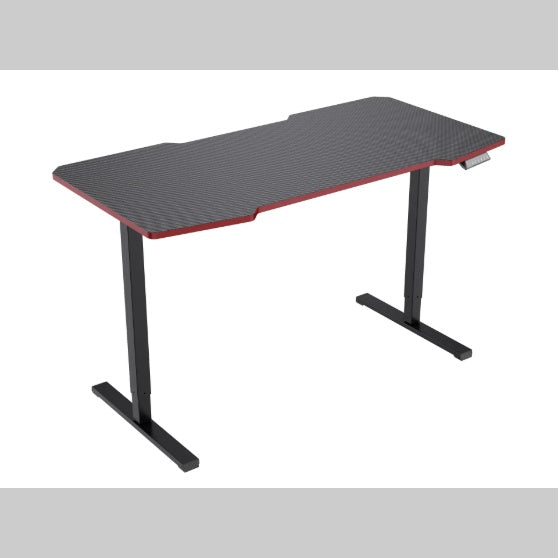 Bureau Électrique Réglable – Grand Plateau Monobloc Noir