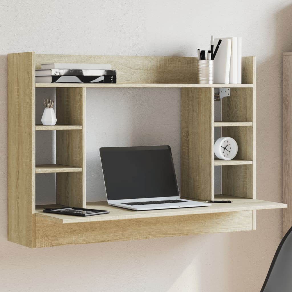 Bureau Mural "Gravity-Shelf" – Design Modulaire & Gain de Place par DeskHarmony