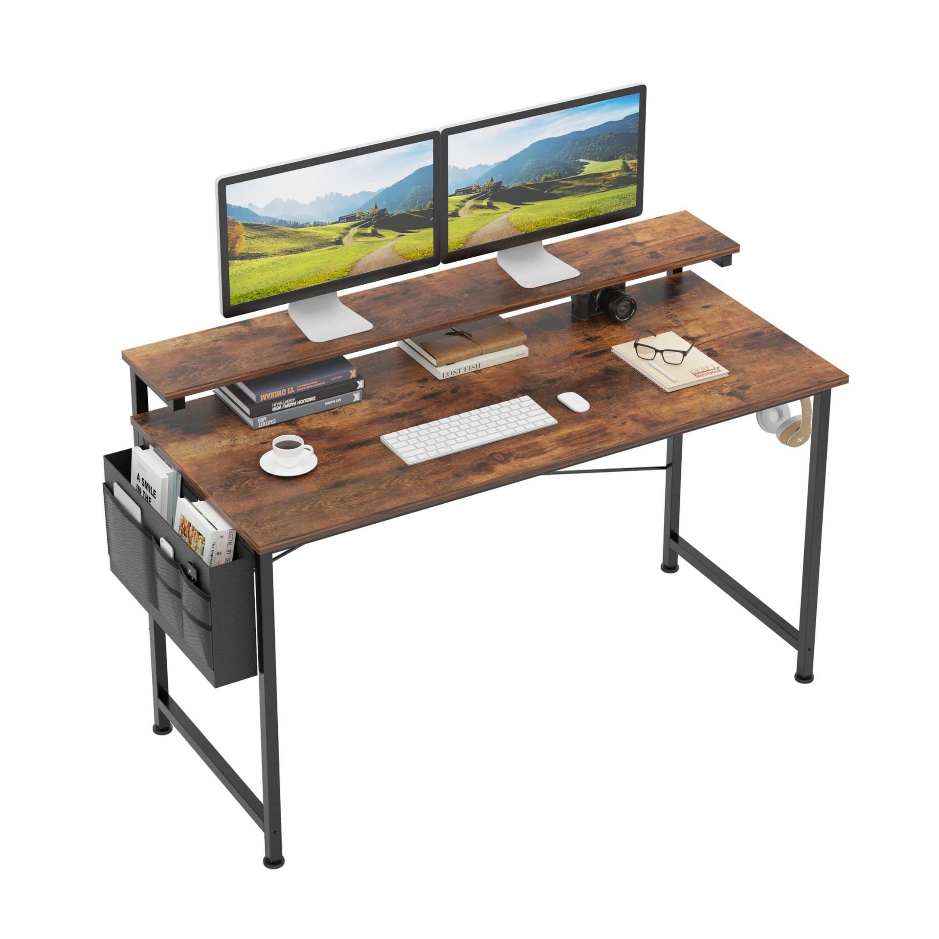 Bureau Moderne avec Poche Latérale – 120 × 60 cm